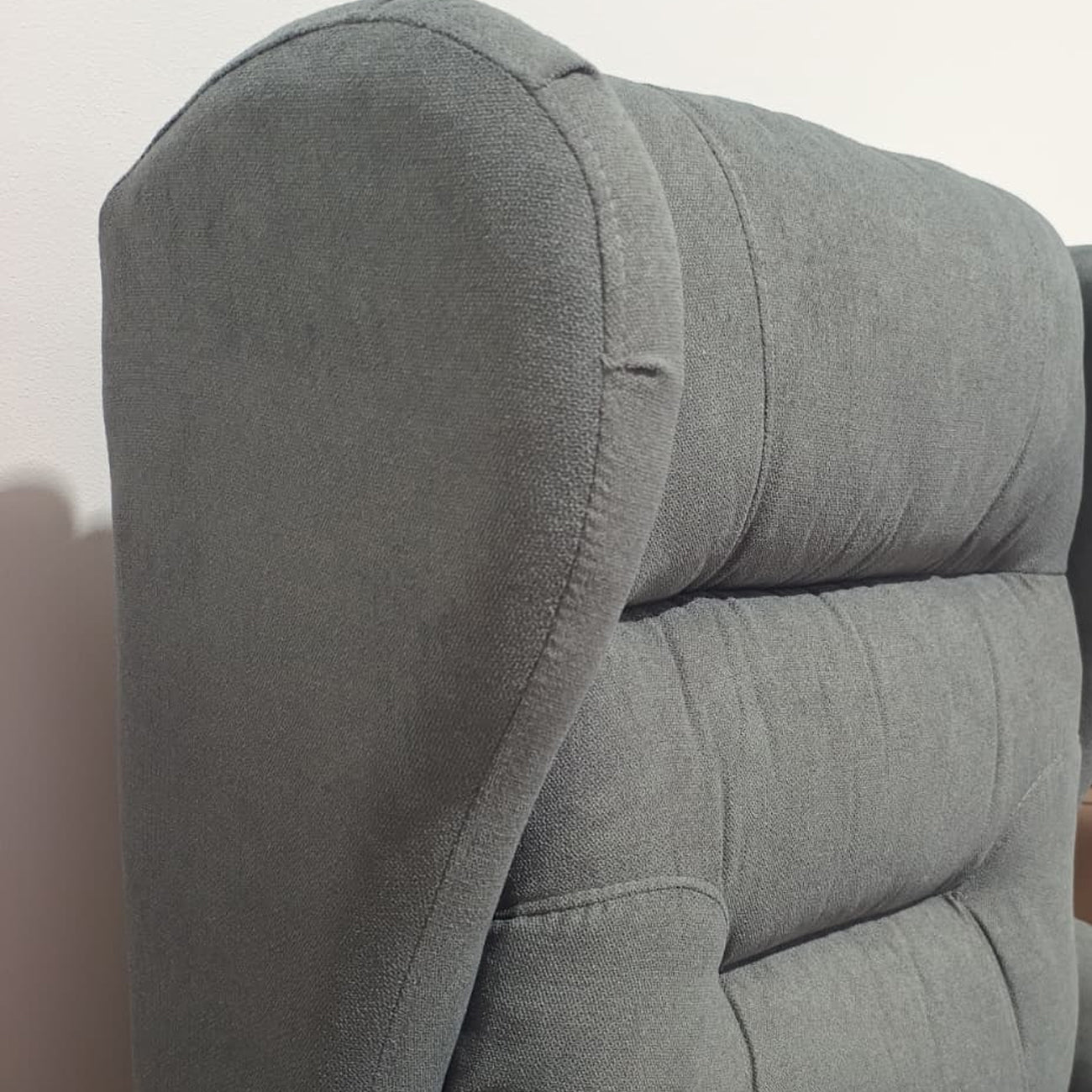 Poltrona Relax Ariel – Recliner manuale in ciniglia con doppia imbottitura