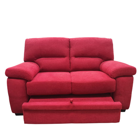 Divano Chiara 2 Posti con carrello| Comfort e Design Compatto in Legno Massello
