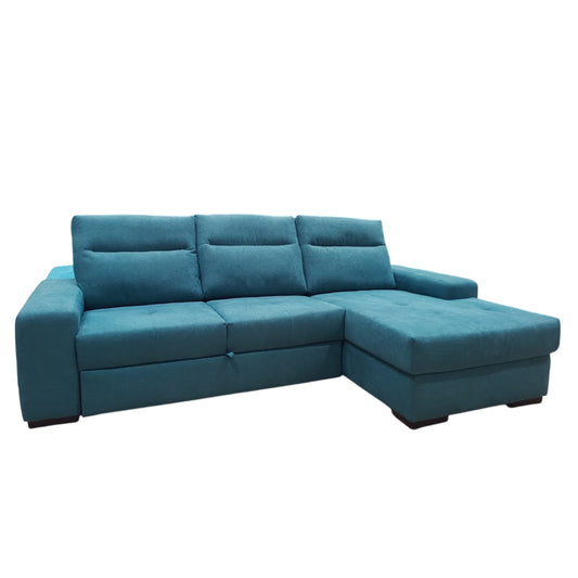 Sara con Chaise-longue | Divano 3 Posti Letto