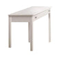 Art. 725 Scrivania 1 Cassetto Bianco Opaco in Legno Massello