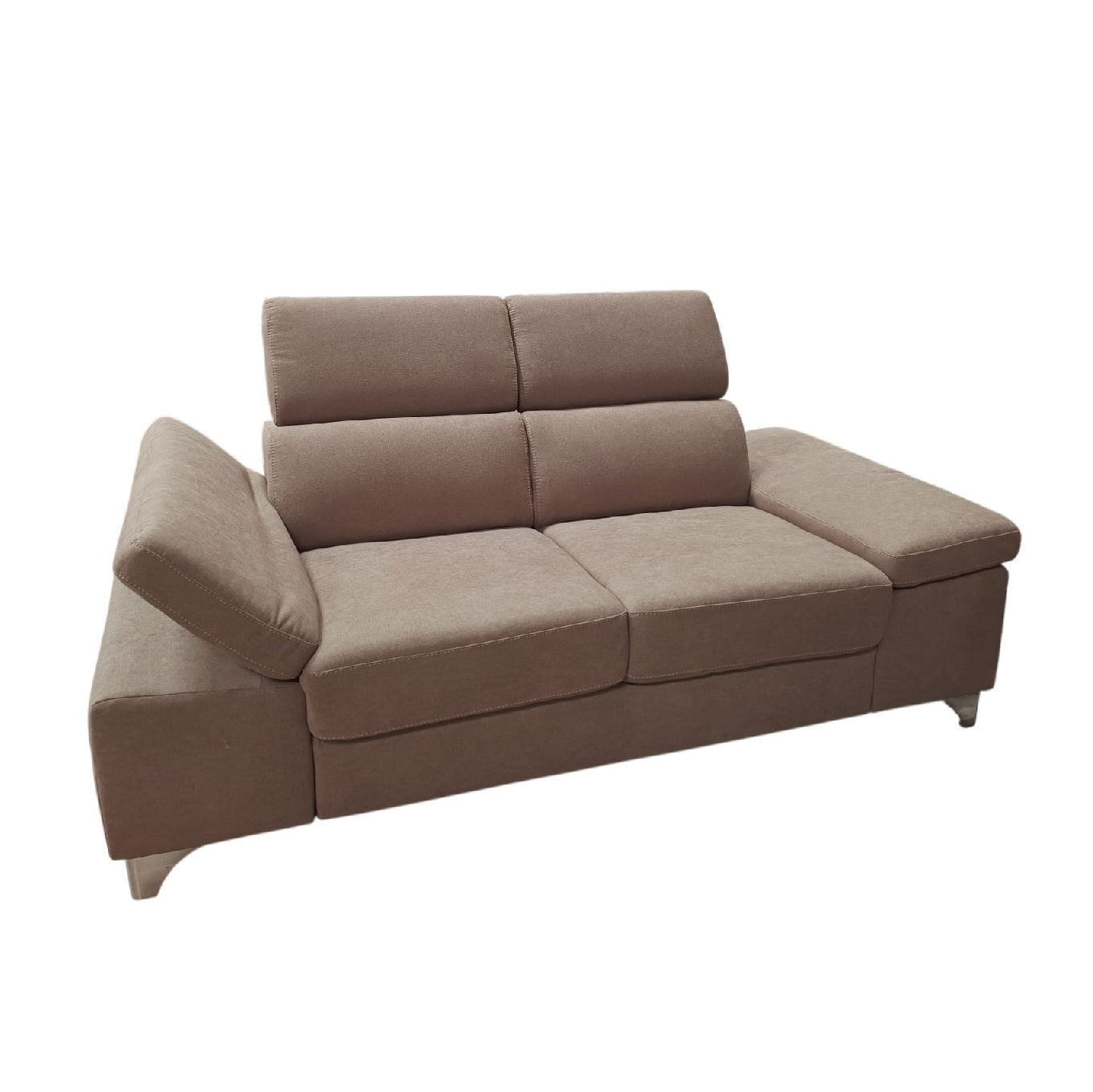 Divano Alba 2 Posti con Poggiatesta e Braccioli Regolabili | Comfort Premium