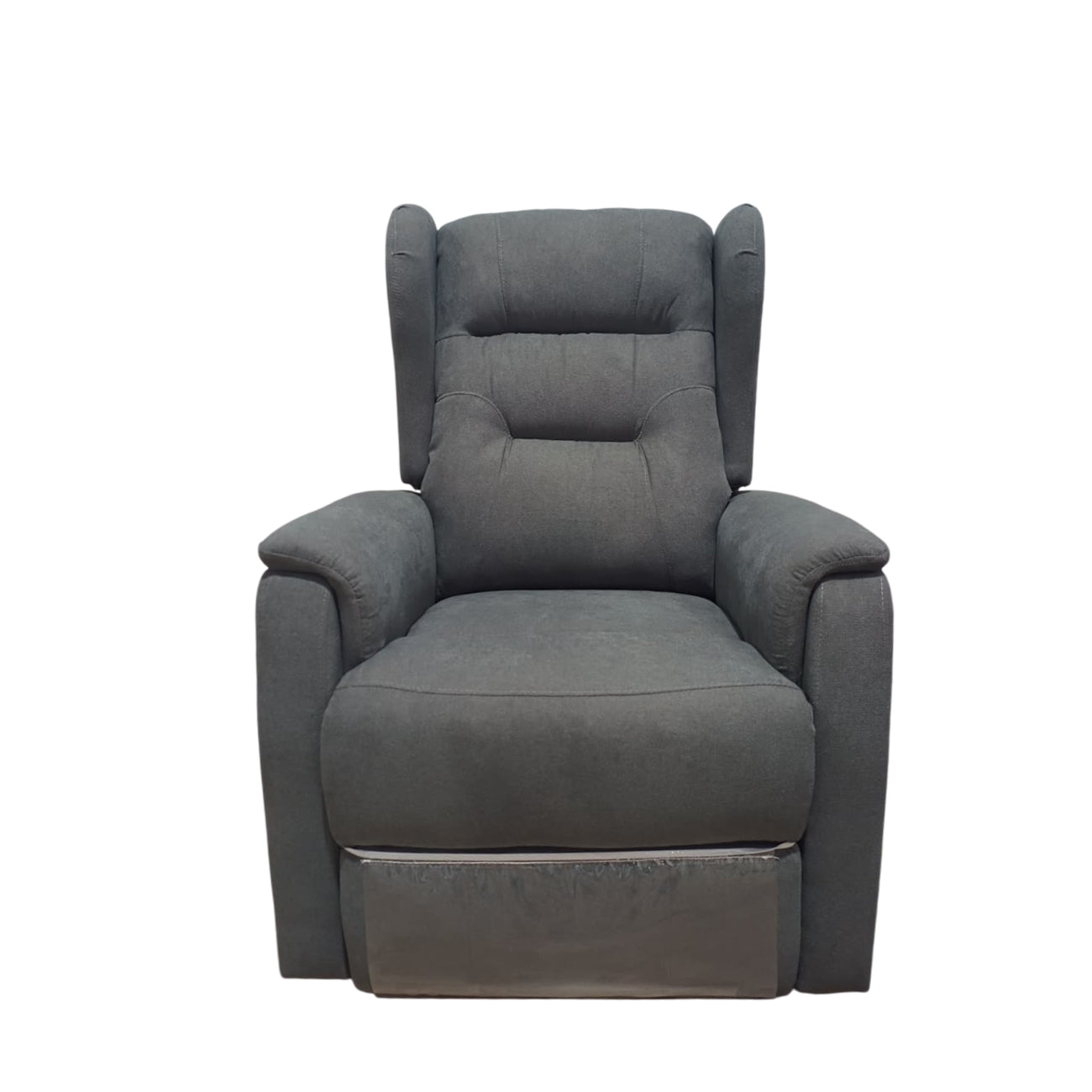Poltrona Relax Ariel – Recliner manuale in ciniglia con doppia imbottitura