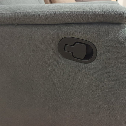 Poltrona Relax Ariel – Recliner manuale in ciniglia con doppia imbottitura