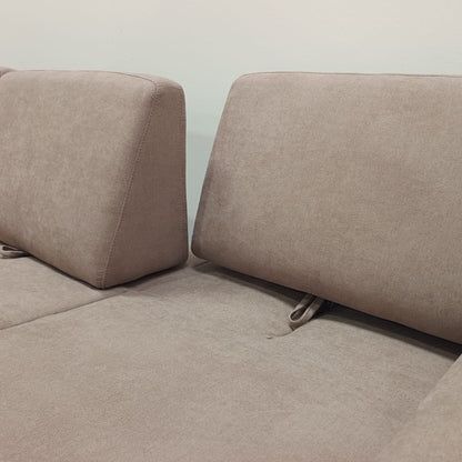Gaia Traslabile con chaise-longue | Divano 3 Posti Letto Design Moderno e Comfort