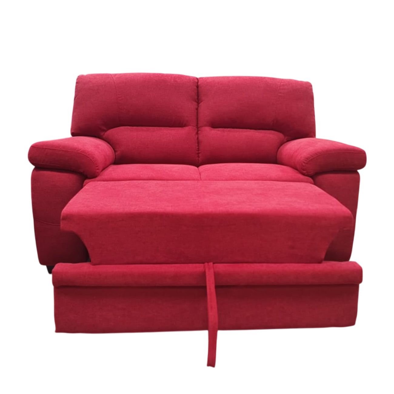 Divano Chiara 2 Posti con carrello| Comfort e Design Compatto in Legno Massello