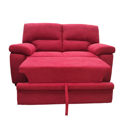 Divano Chiara 2 Posti con carrello| Comfort e Design Compatto in Legno Massello