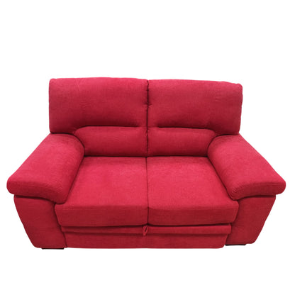 Divano Chiara 2 Posti con carrello| Comfort e Design Compatto in Legno Massello