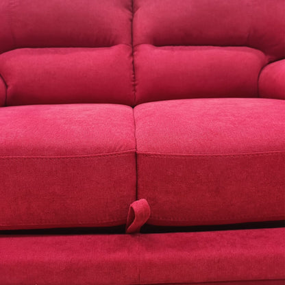 Divano Chiara 2 Posti con carrello| Comfort e Design Compatto in Legno Massello
