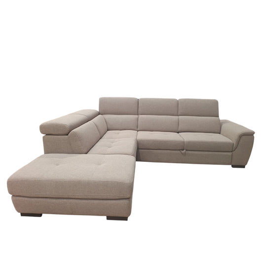 Victor Divano Angolare con Poggiatesta Reclinabile e Chaise-longue | Divano Letto di Design
