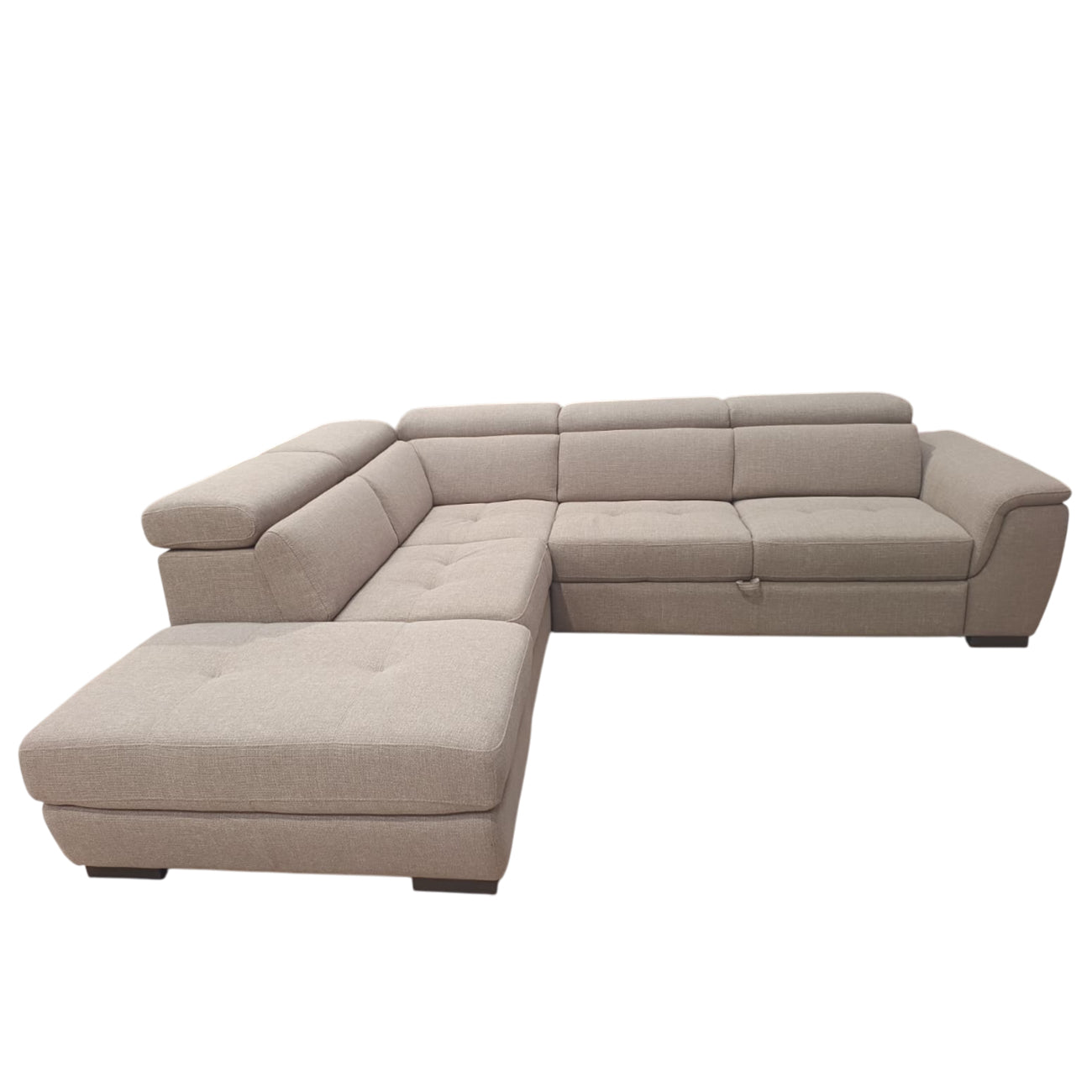 Victor Divano Angolare con Poggiatesta Reclinabile e Chaise-longue | Divano Letto di Design