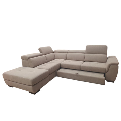Victor Divano Angolare con Poggiatesta Reclinabile e Chaise-longue | Divano Letto di Design
