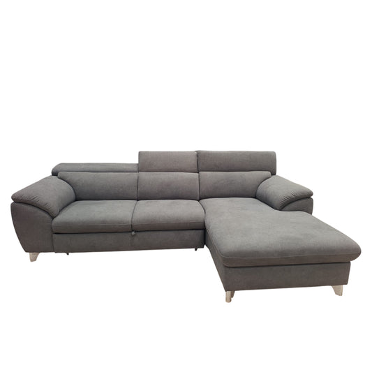 Vale con Chaise-Longue | Divano 3 Posti Letto in Legno Massello dal Design Moderno