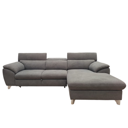 Vale con Chaise-Longue | Divano 3 Posti Letto in Legno Massello dal Design Moderno