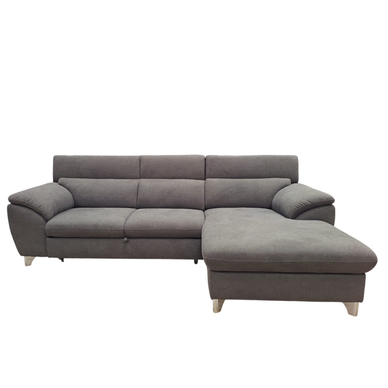 Vale con Chaise-Longue | Divano 3 Posti Letto in Legno Massello dal Design Moderno