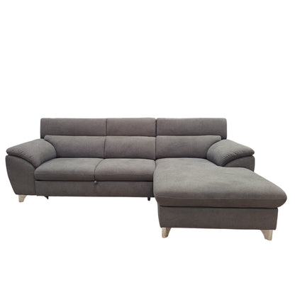 Vale con Chaise-Longue | Divano 3 Posti Letto in Legno Massello dal Design Moderno