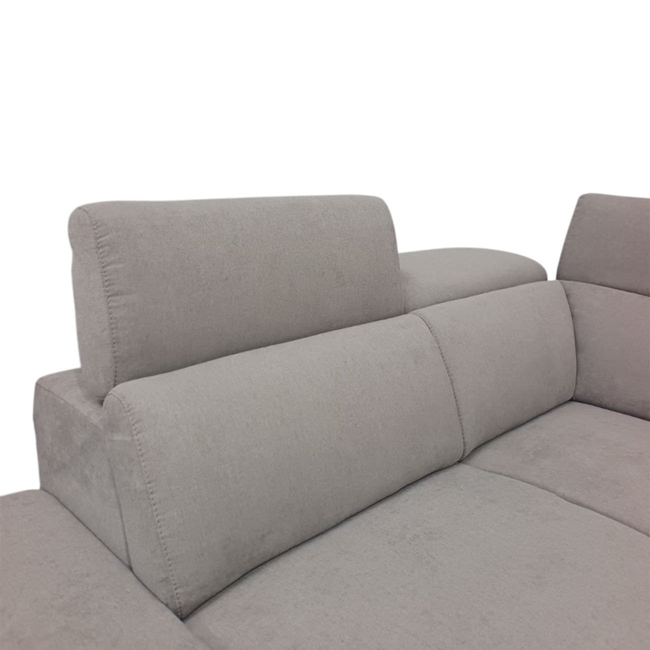 Vale02 ad U | Divano 3 Posti Letto con Angolo Poltrona e Chaise-longue