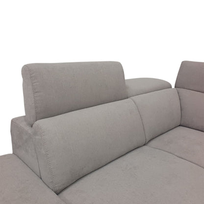 Vale02 ad U | Divano 3 Posti Letto con Angolo Poltrona e Chaise-longue