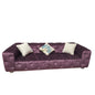 Divano DIVA26 3+2 | Set Divani Eleganti in Tessuto Effetto Velluto con Dettagli Glam