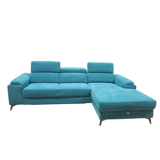 Divano Eros cl dx con Poggiatesta Reclinabili | Comfort Ergonomico e Design Moderno