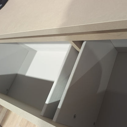 Parete Attrezzata Infinity5 | Design Moderno con Pensili Sospesi e Base TV Capiente